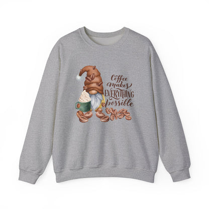 "Coffee Makes Everything Possible" Sweater