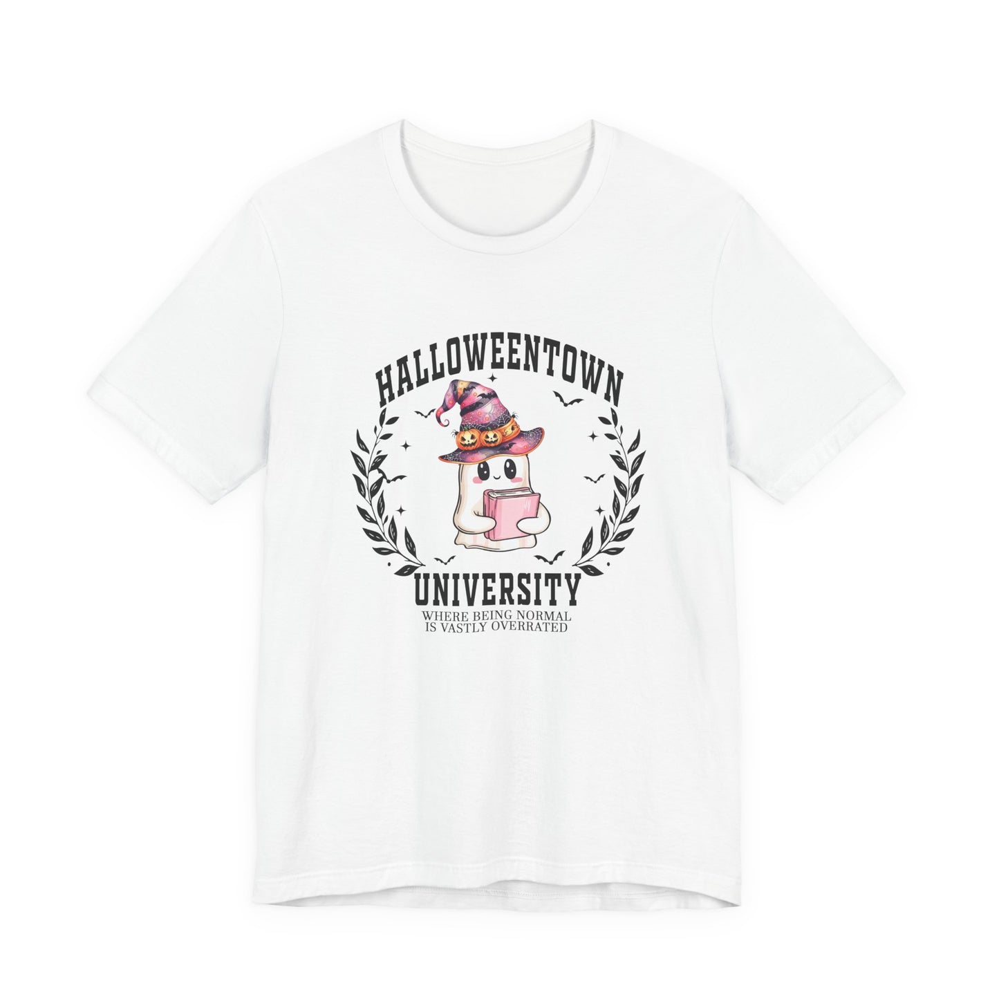Halloweentown University Ghost Tee Cute, Quirky Proudly Not Normal Halloween T-Shirt, Unisex Tee, Perfect for Halloween Parties, Costume