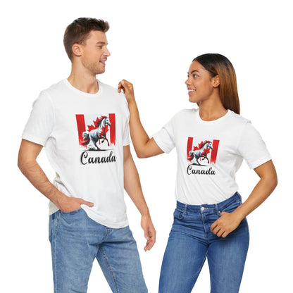 Galloping Proud: Canadian Horse Unisex Tee