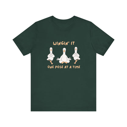 Winging It one pose at a time Silly Goose Tee