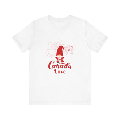 Canada Fireworks Gnome Graphic Classic fit Tee