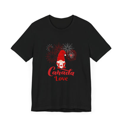 Canada Fireworks Gnome Graphic Classic fit Tee