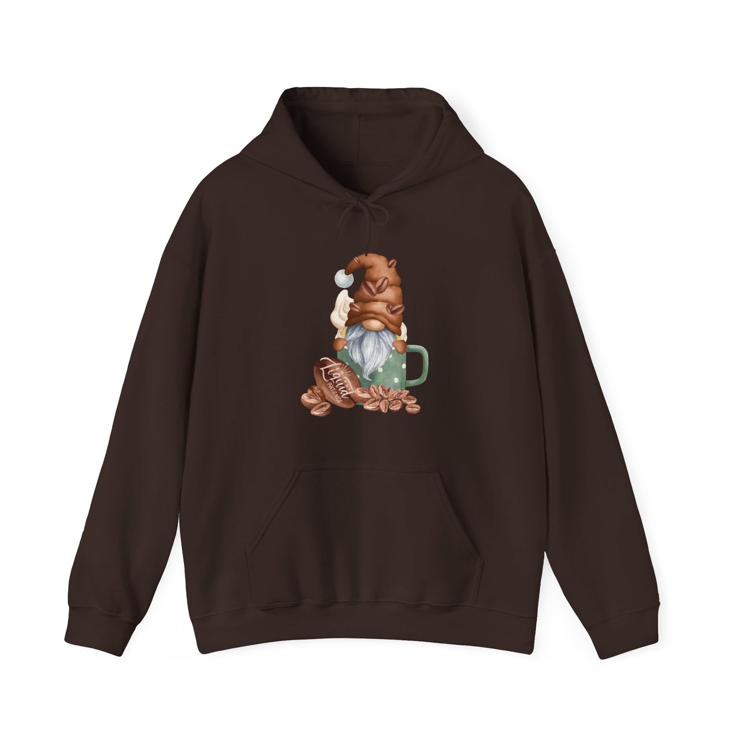 Coffee Gnome Unisex Hoodie, Cozy Sweatshirt for Coffee Lovers, Perfect Gift for Birthdays, Holidays, Gnome Merchandise, Cute Apparel