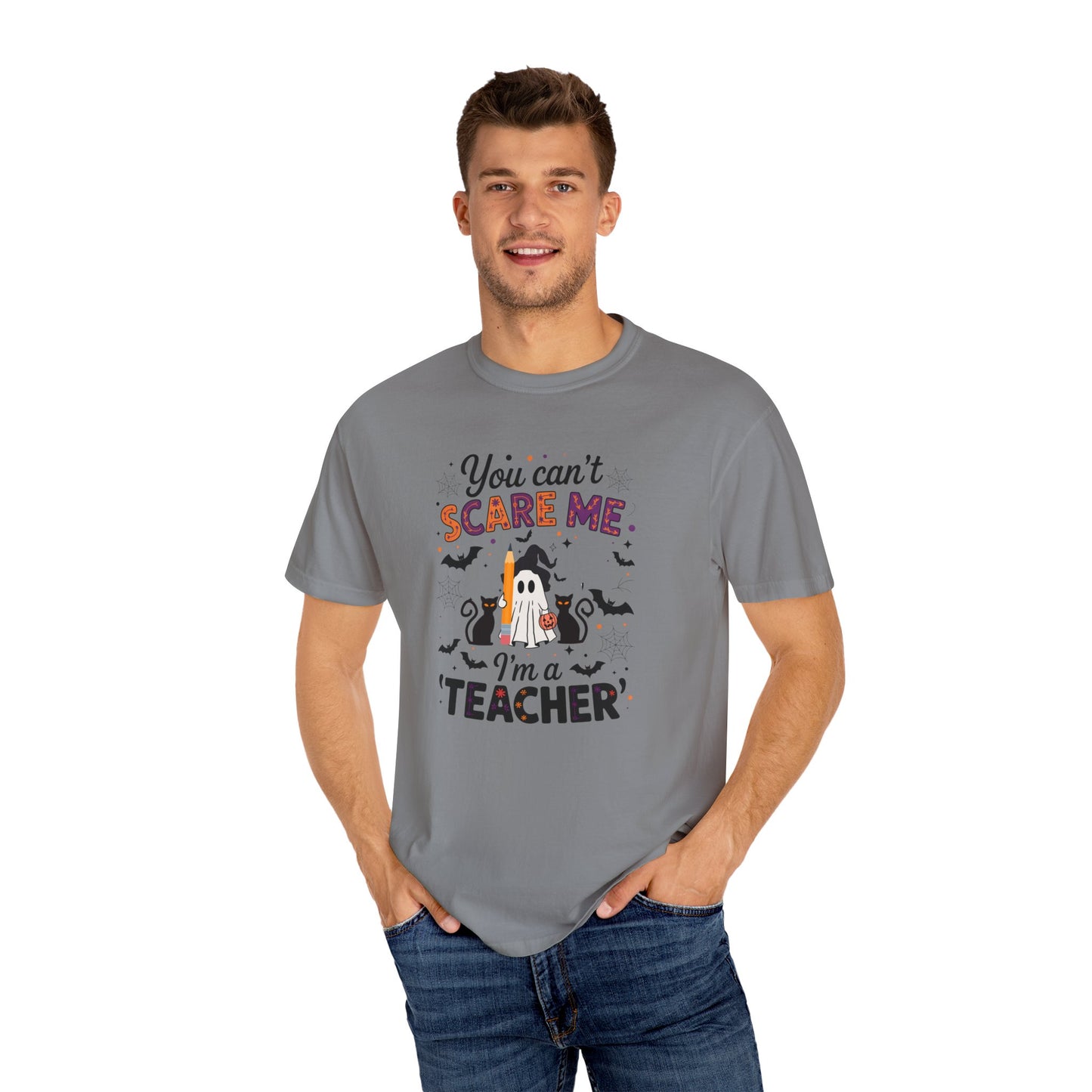 Spooky Teacher T-Shirt - Perfect for Halloween, Teacher Gifts, Classroom Party, Unisex Apparel, Fun Teaching Gear, Ghostly Humor