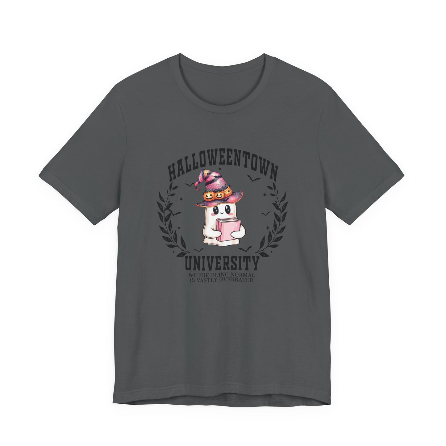 Halloweentown University Ghost Tee Cute, Quirky Proudly Not Normal Halloween T-Shirt, Unisex Tee, Perfect for Halloween Parties, Costume
