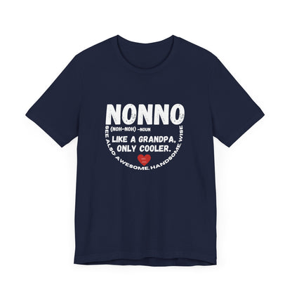 Nonno Cool Grandpa Tee, Wise Handsome Shirt,