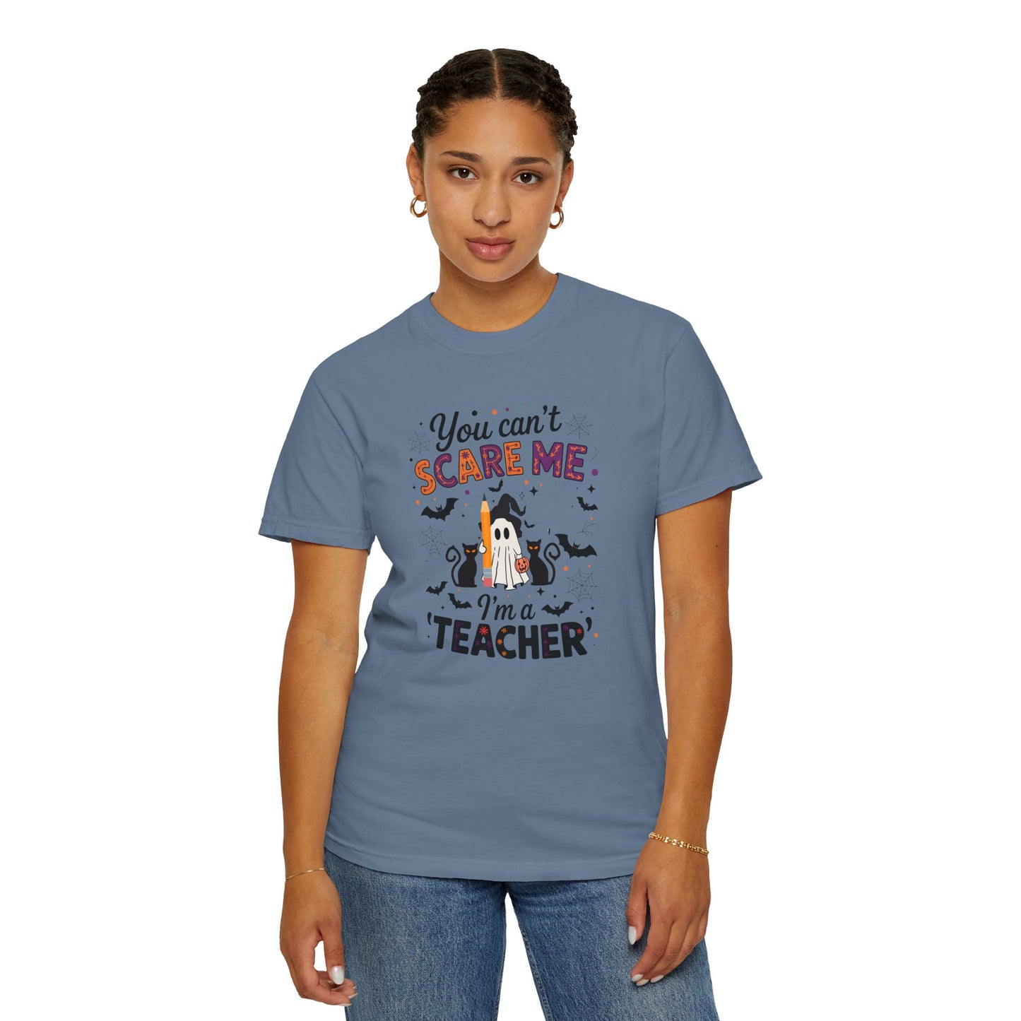Spooky Teacher T-Shirt - Perfect for Halloween, Teacher Gifts, Classroom Party, Unisex Apparel, Fun Teaching Gear, Ghostly Humor