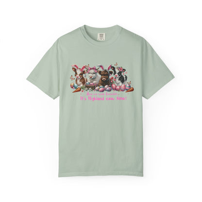 Moo-ve over Bunnies "It's Highland Cow Time!" | Unisex Tee