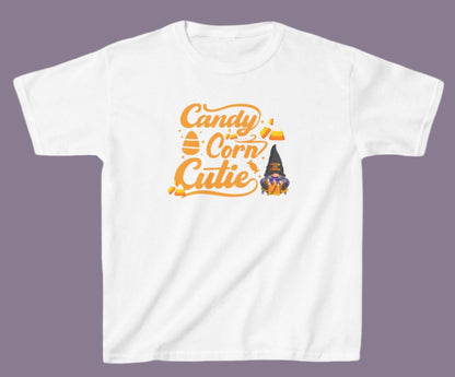 "Candy Corn Cutie" Kids Tee, Halloween Shirt