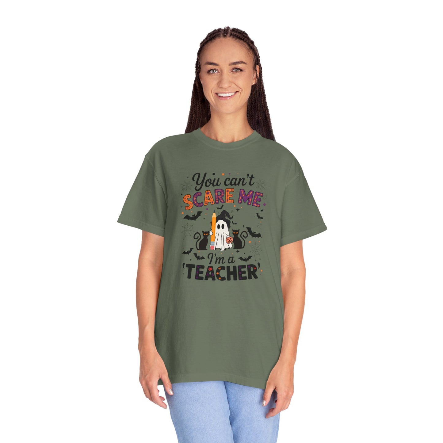 Spooky Teacher T-Shirt - Perfect for Halloween, Teacher Gifts, Classroom Party, Unisex Apparel, Fun Teaching Gear, Ghostly Humor