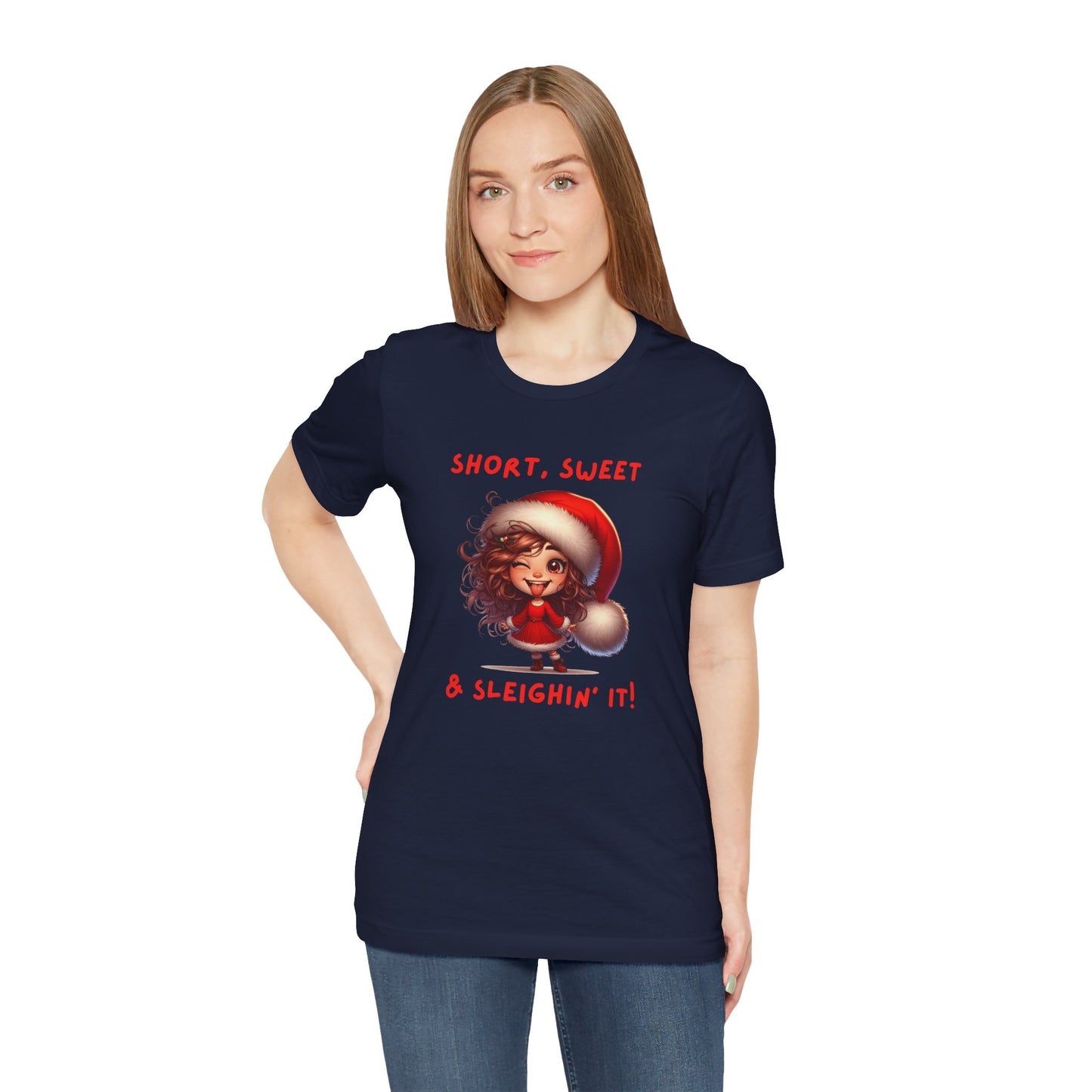 Short & Sweet Sassy Elf Holiday Tee