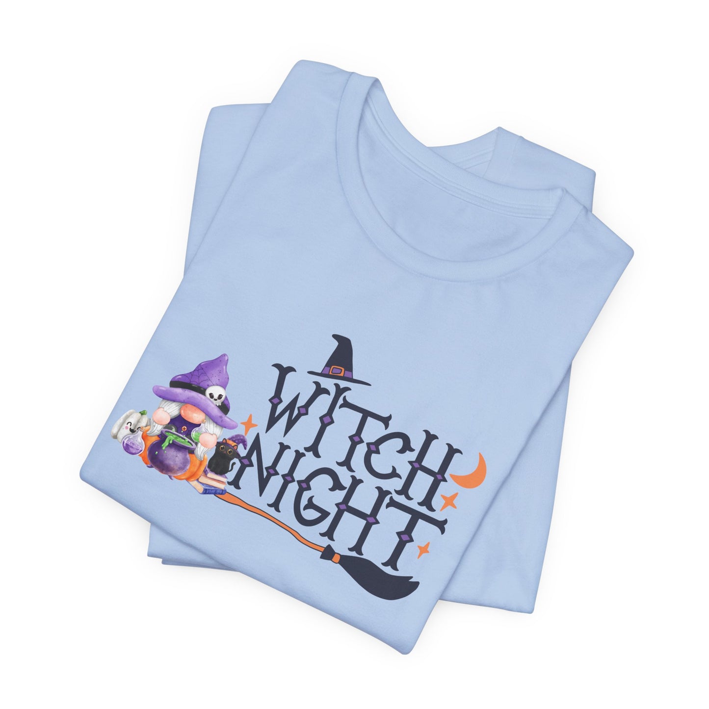 Witch Night Gnome Tee Spooky, Whimsical, and Full of Charm T-Shirt