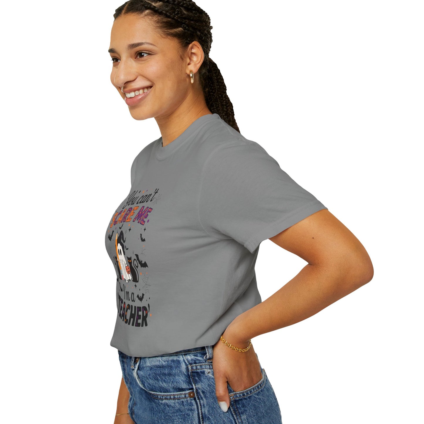 Spooky Teacher T-Shirt - Perfect for Halloween, Teacher Gifts, Classroom Party, Unisex Apparel, Fun Teaching Gear, Ghostly Humor