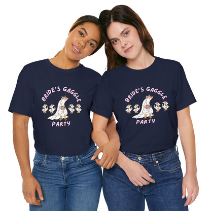 Bride's Gaggle Party Tee, Silly Goose Bachelorette Shirt