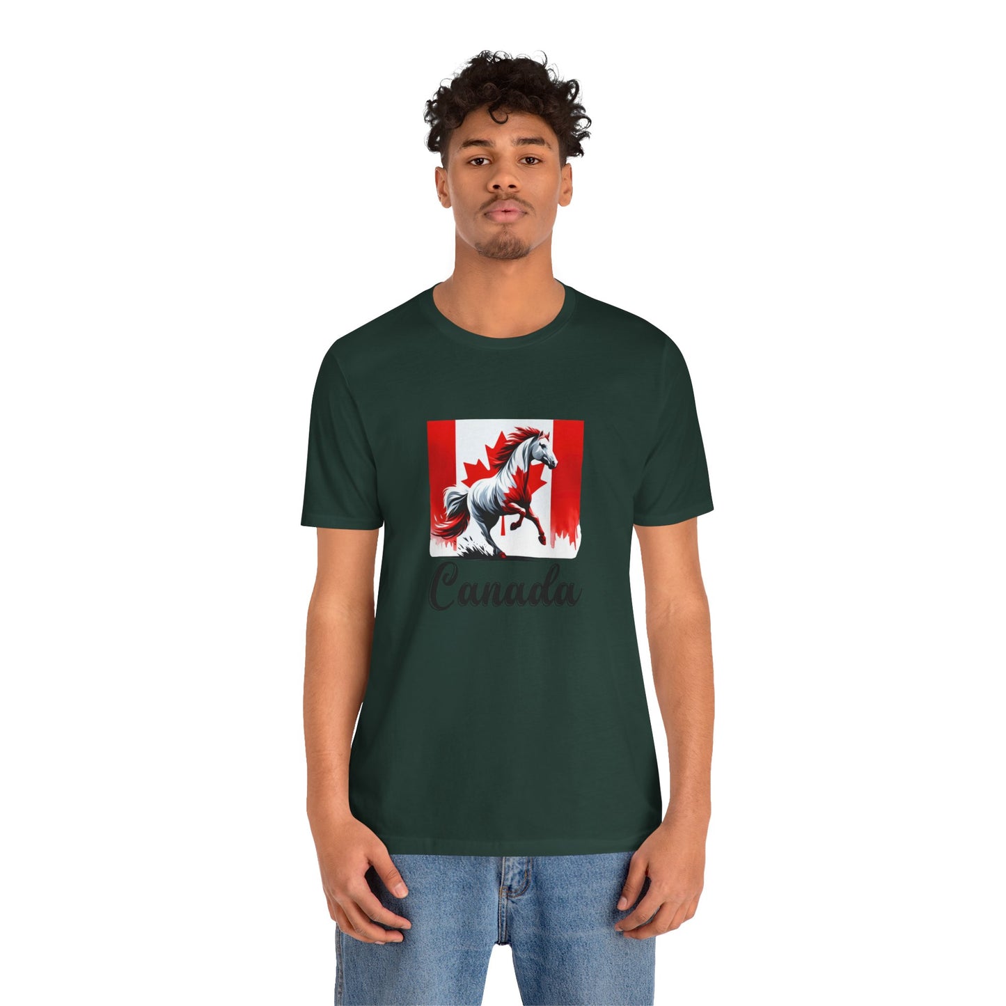 Galloping Proud: Canadian Horse Unisex Tee