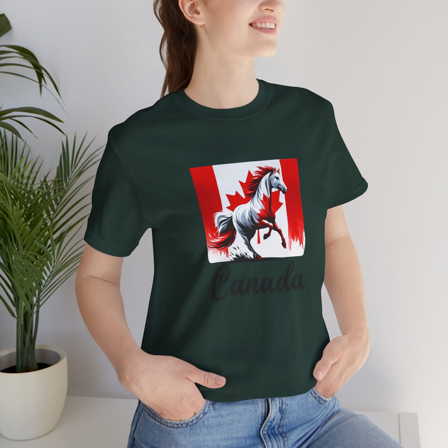 Galloping Proud: Canadian Horse Unisex Tee