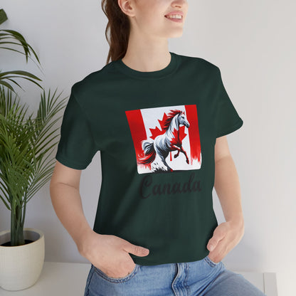 Galloping Proud: Canadian Horse Unisex Tee
