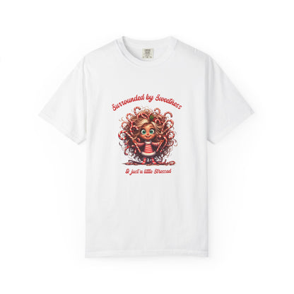 Sweet but Stressed Tee – Candy Cane Chaos in Style!