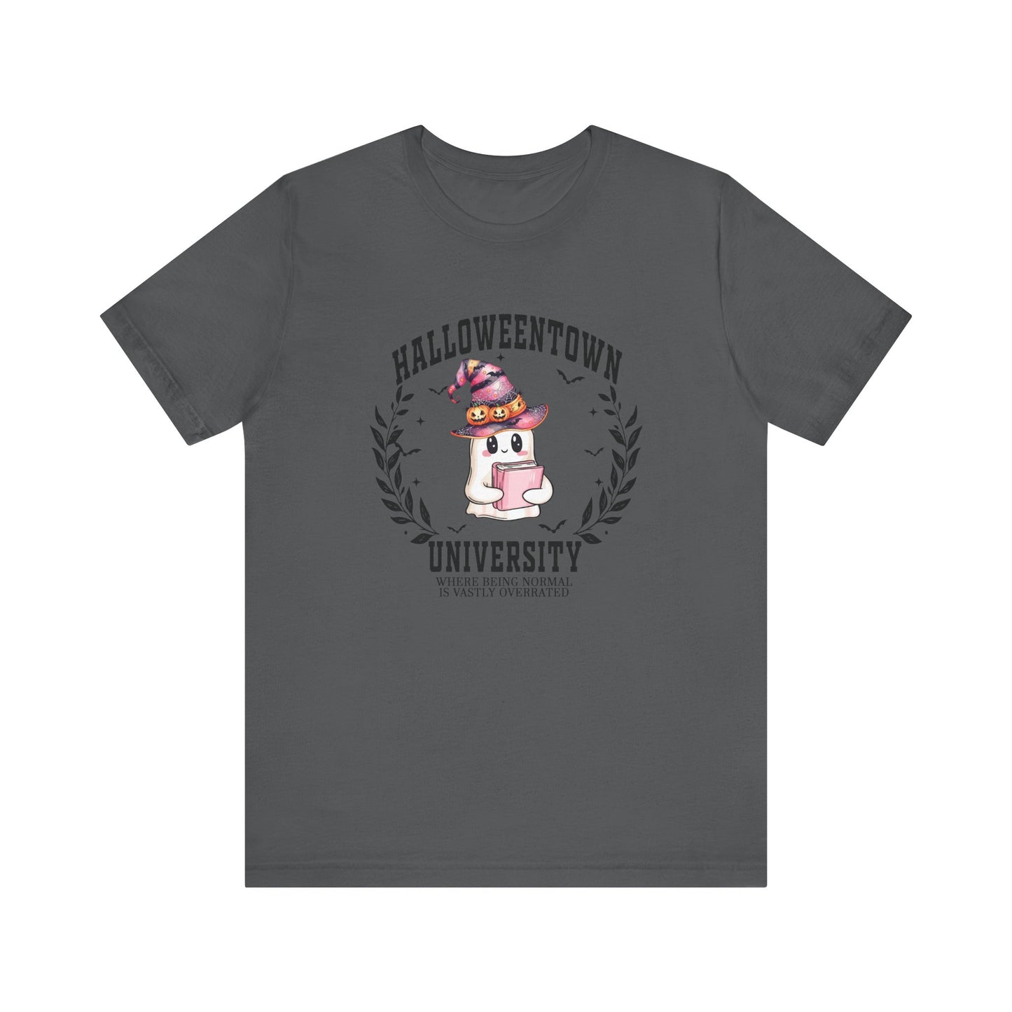 Halloweentown University Ghost Tee Cute, Quirky Proudly Not Normal Halloween T-Shirt, Unisex Tee, Perfect for Halloween Parties, Costume