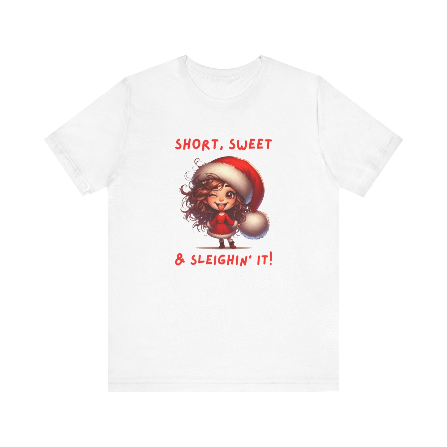 Short & Sweet Sassy Elf Holiday Tee