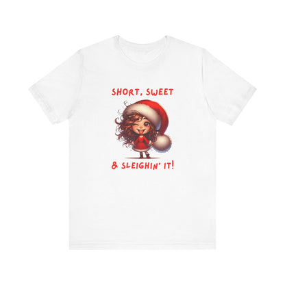 Short & Sweet Sassy Elf Holiday Tee