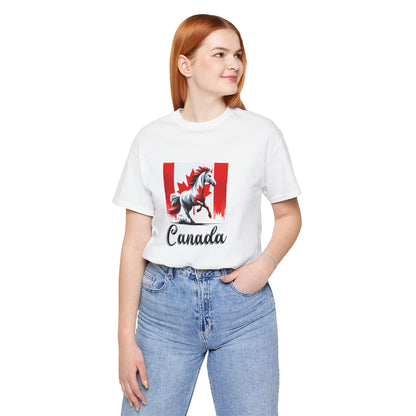 Galloping Proud: Canadian Horse Unisex Tee
