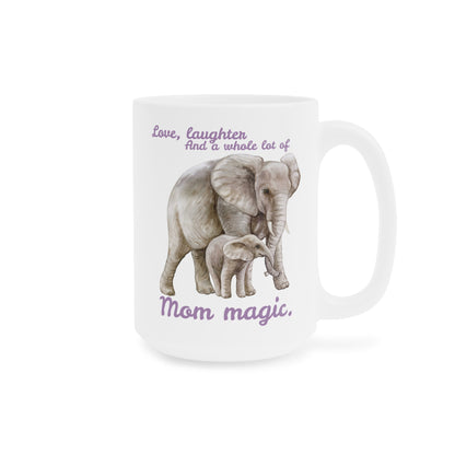 Elephant Love Mug - Mom Magic Ceramic Mug
