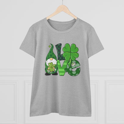 Irish Love Gnome Women Semi fitted tee