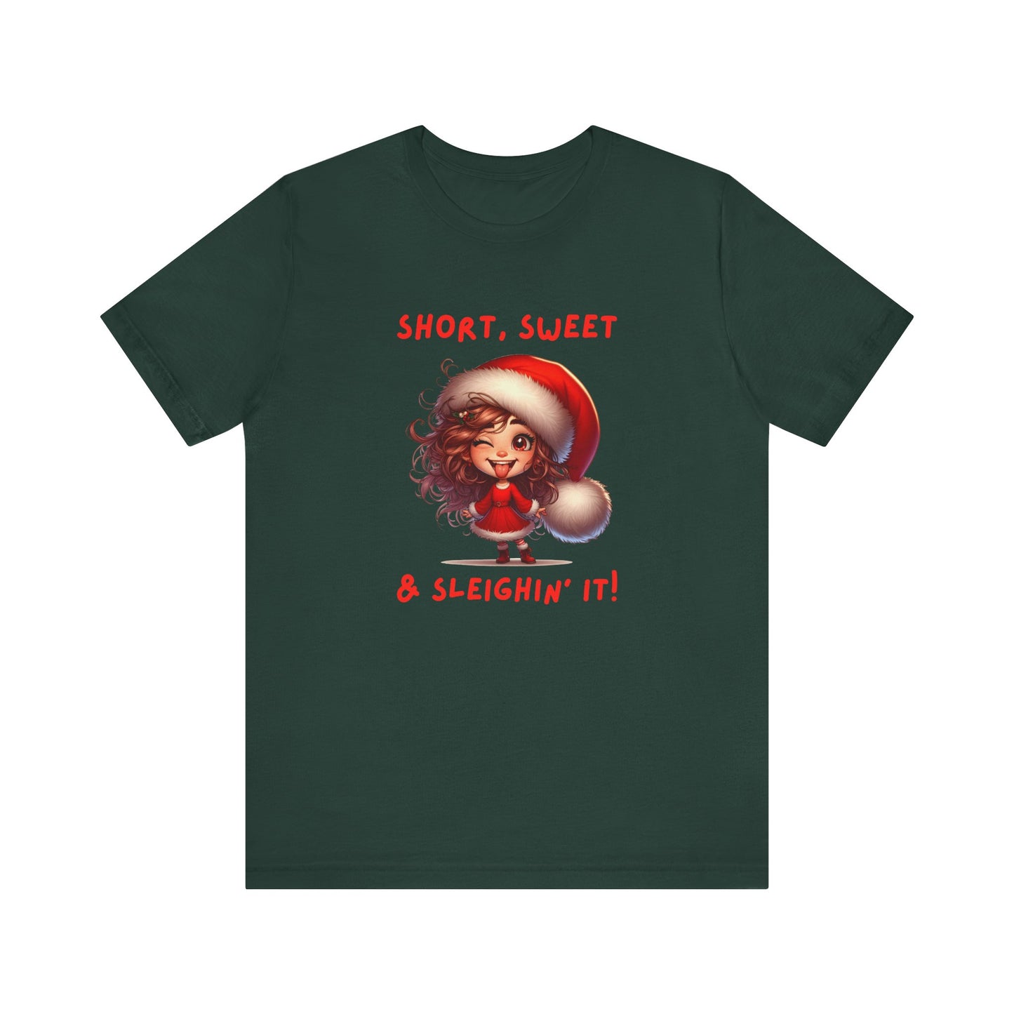 Short & Sweet Sassy Elf Holiday Tee