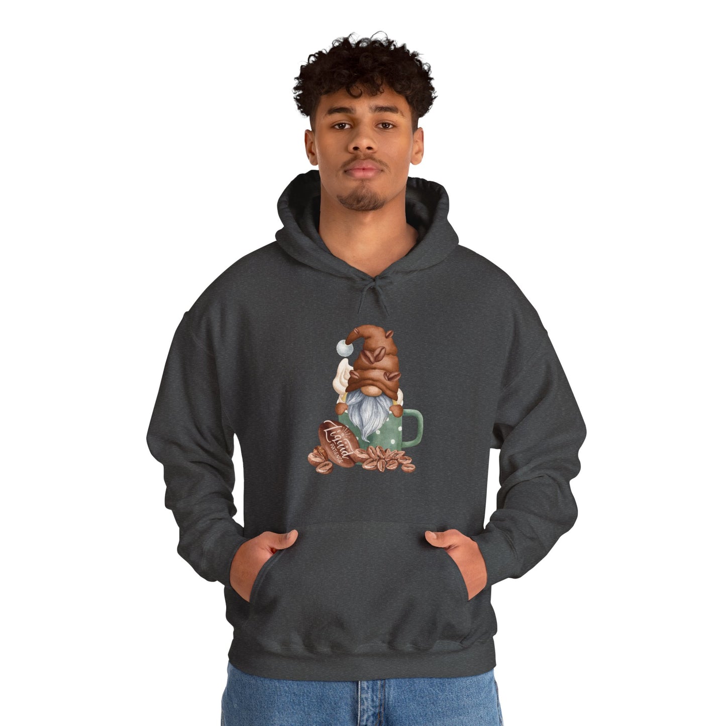 Coffee Gnome Unisex Hoodie, Cozy Sweatshirt for Coffee Lovers, Perfect Gift for Birthdays, Holidays, Gnome Merchandise, Cute Apparel