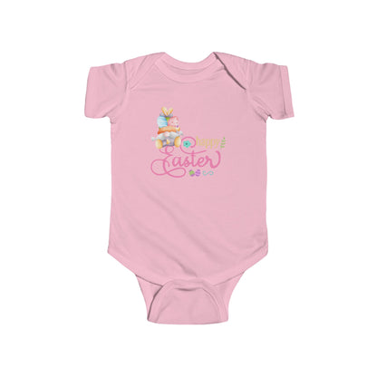 "Happy Easter" Gnome Baby Onesie