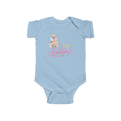 "Happy Easter" Gnome Baby Onesie