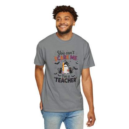 Spooky Teacher T-Shirt - Perfect for Halloween, Teacher Gifts, Classroom Party, Unisex Apparel, Fun Teaching Gear, Ghostly Humor