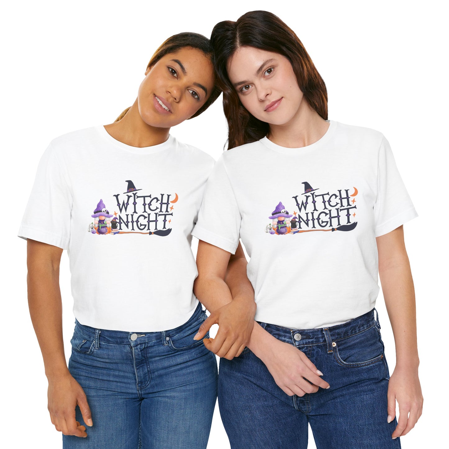 Witch Night Gnome Tee Spooky, Whimsical, and Full of Charm T-Shirt