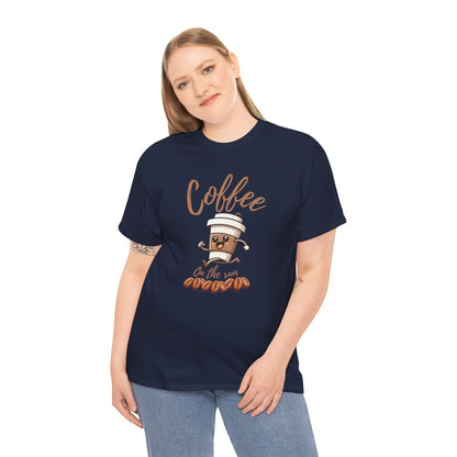Coffee on the Run" Fueled by Caffeine and Laughter! Coffee Lover's Unisex Tee