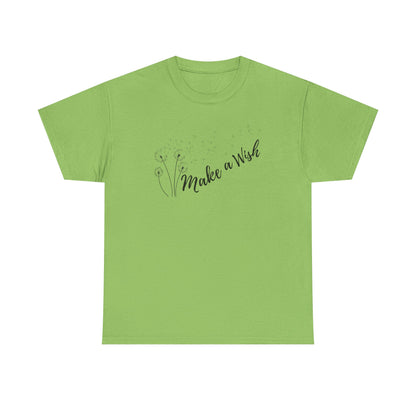 Make a Wish T-shirt, dandelion seeds tee
