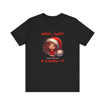 Short & Sweet Sassy Elf Holiday Tee