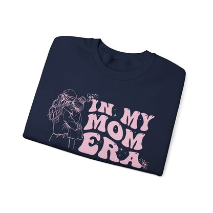 In My Mom Era Embrace the Love, Sweatshirt, girl mom, Cozy Gift for Moms, Casual Style, Birthday gift, Mother's Day gift , Everyday Comfort