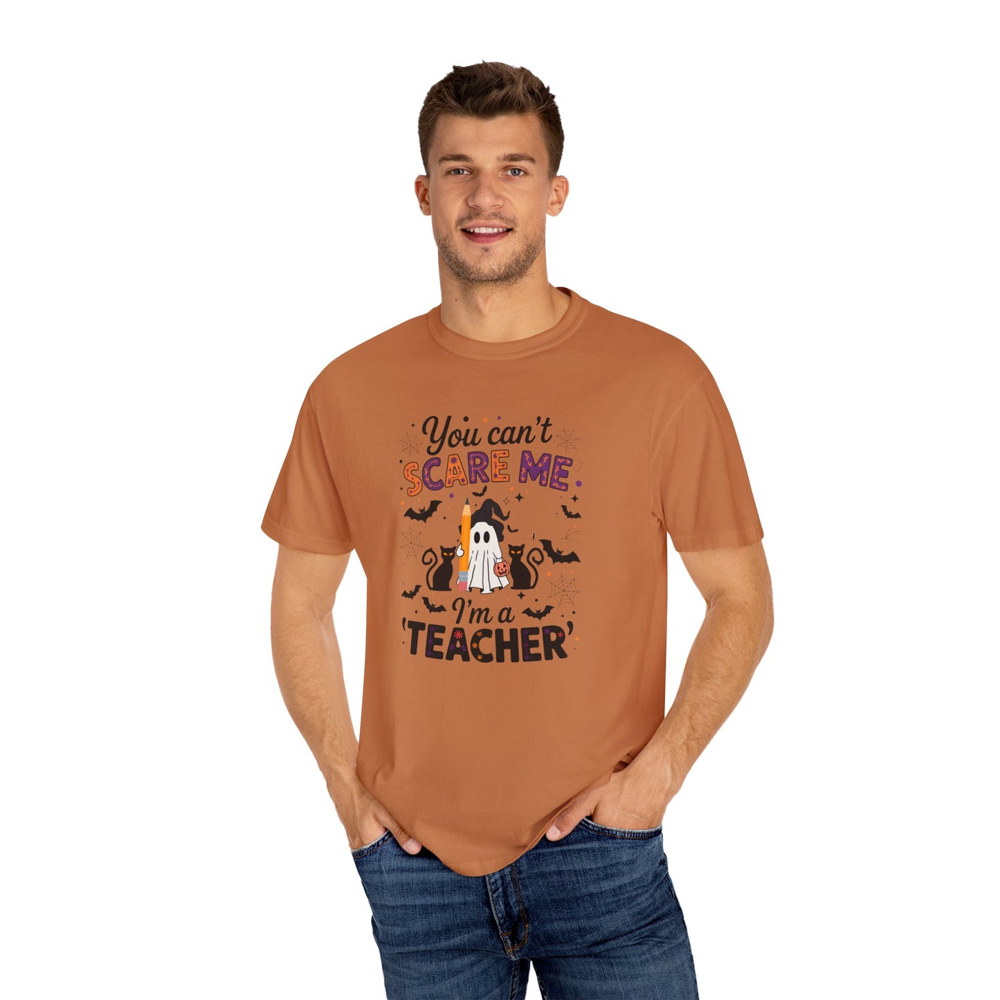 Spooky Teacher T-Shirt - Perfect for Halloween, Teacher Gifts, Classroom Party, Unisex Apparel, Fun Teaching Gear, Ghostly Humor