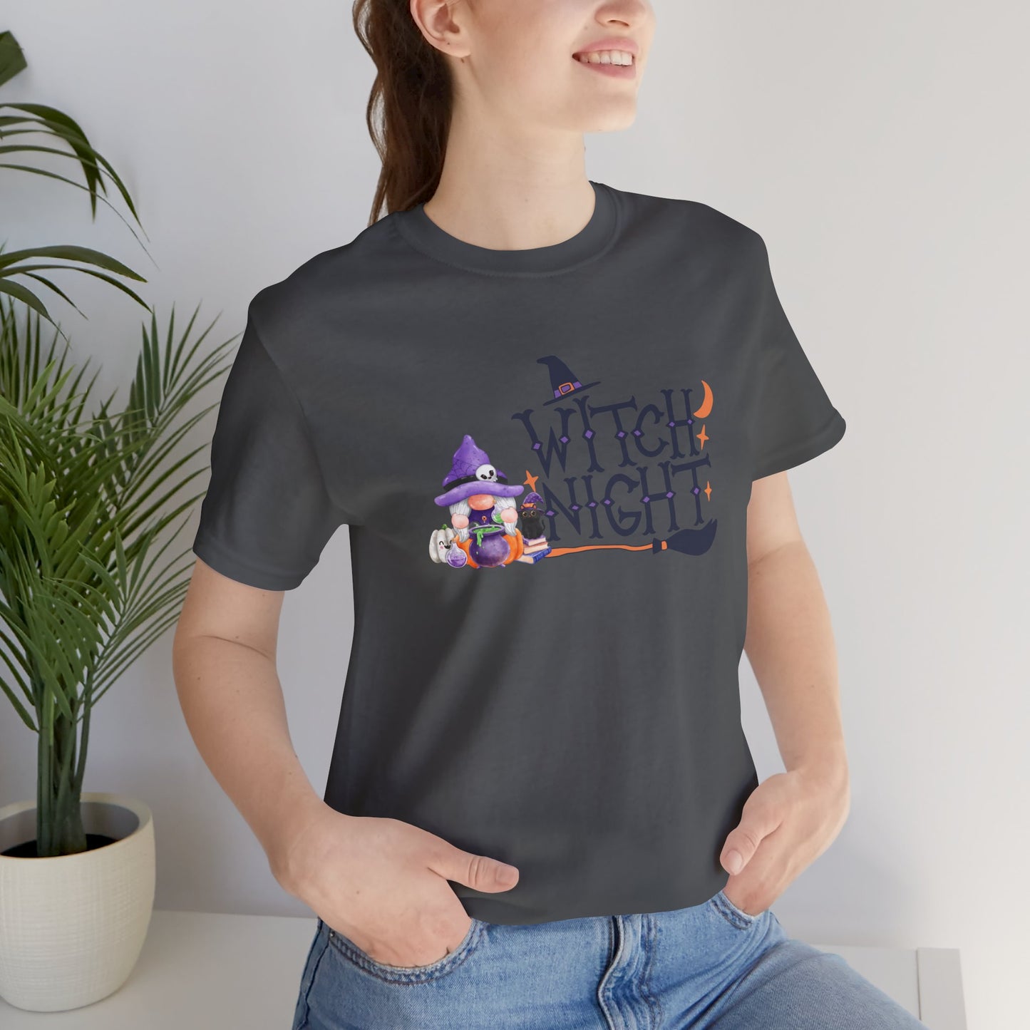 Witch Night Gnome Tee Spooky, Whimsical, and Full of Charm T-Shirt