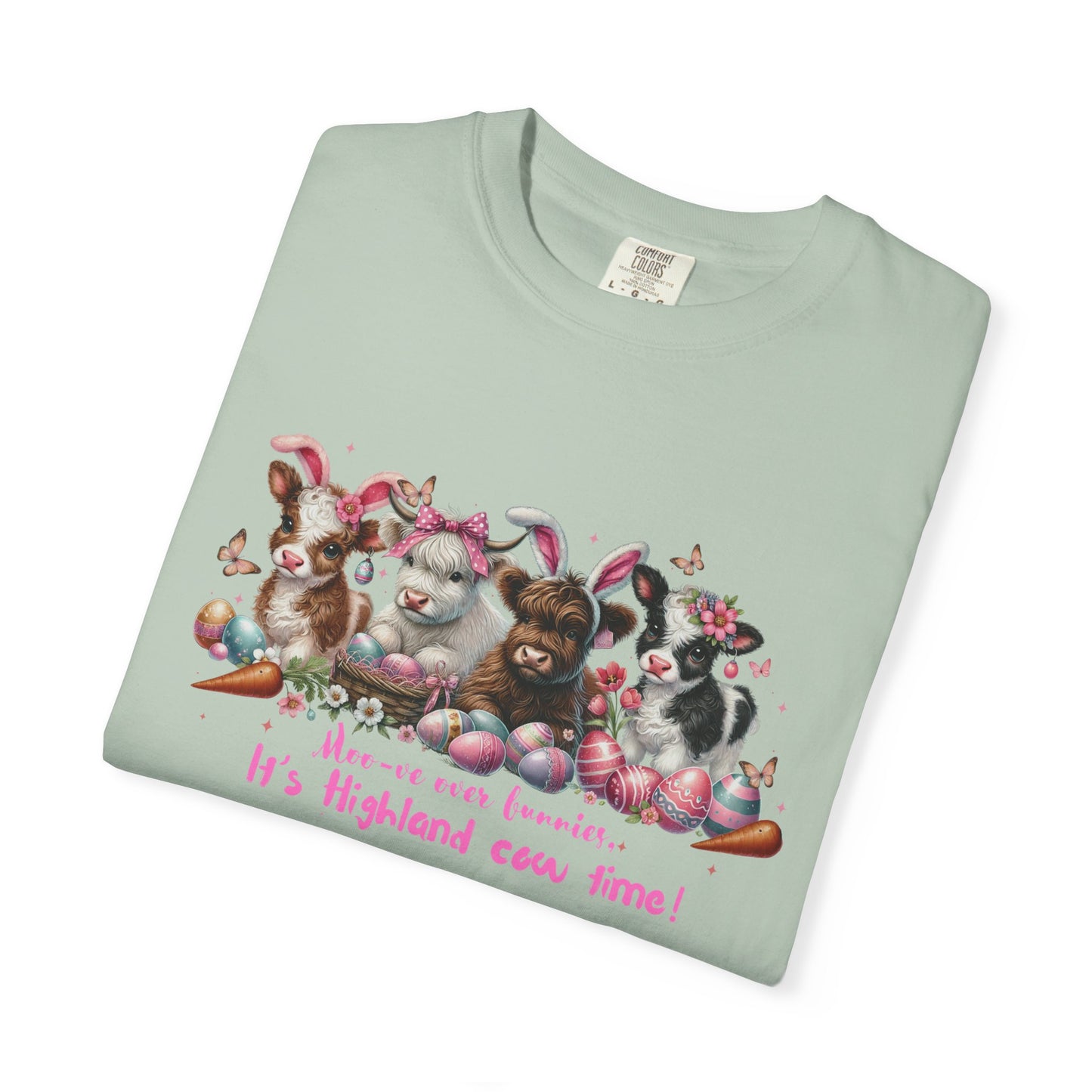 Moo-ve over Bunnies "It's Highland Cow Time!" | Unisex Tee