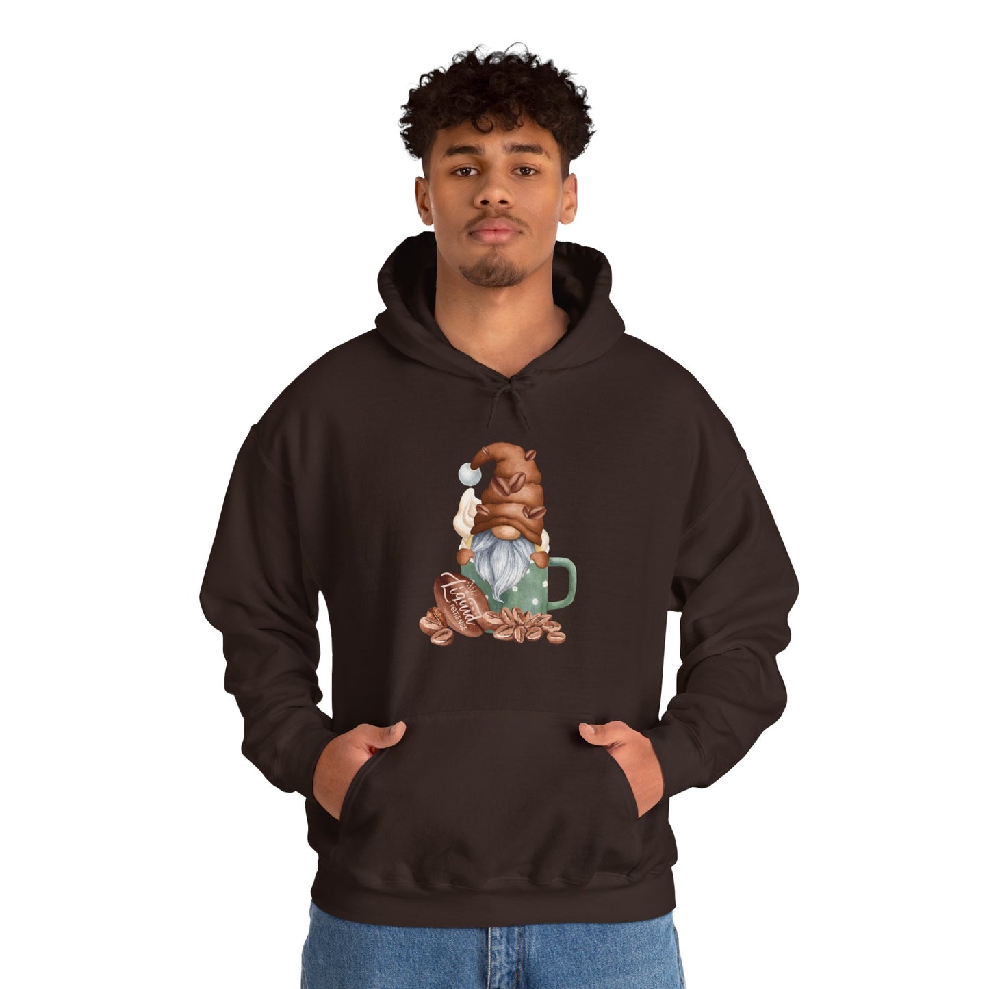Coffee Gnome Unisex Hoodie, Cozy Sweatshirt for Coffee Lovers, Perfect Gift for Birthdays, Holidays, Gnome Merchandise, Cute Apparel