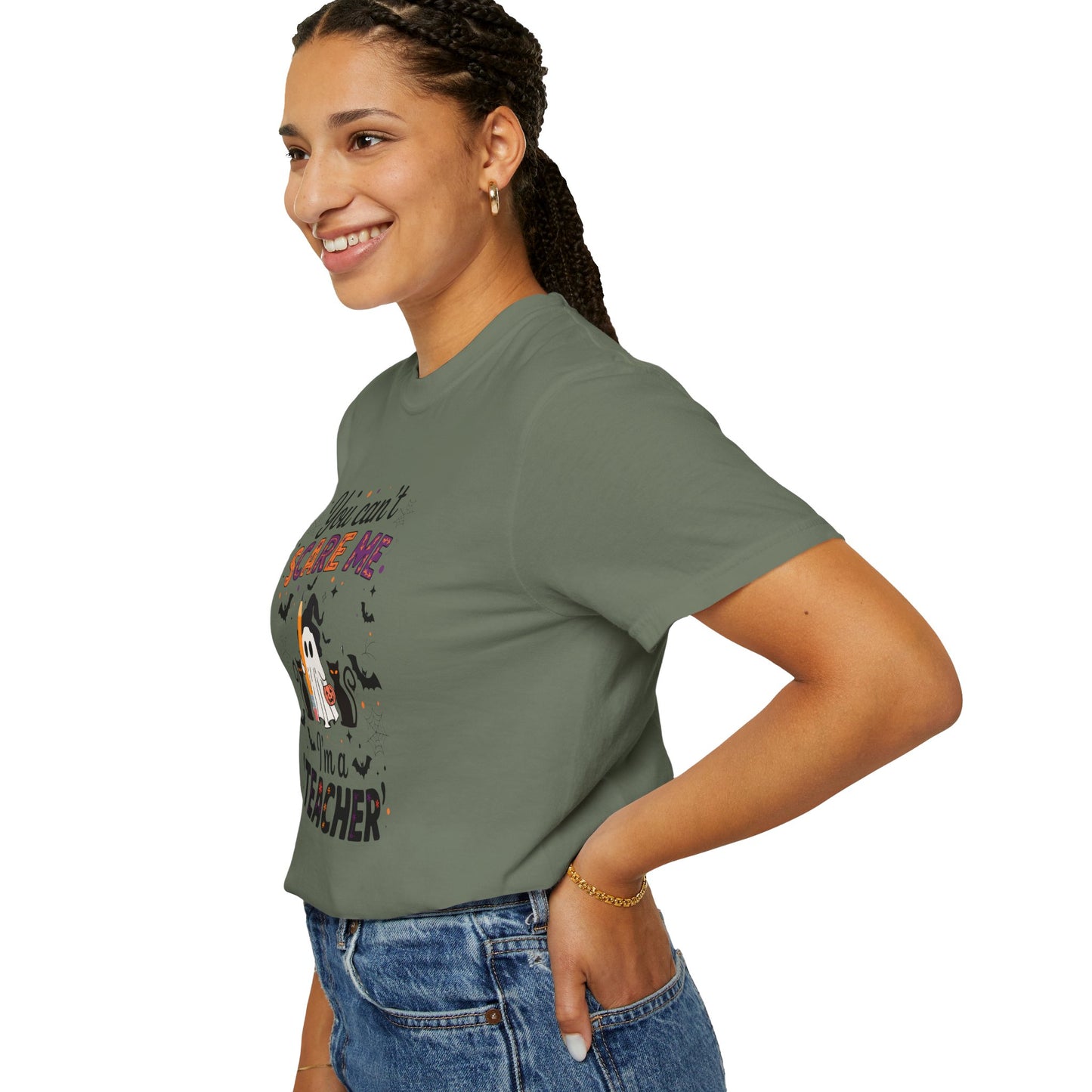 Spooky Teacher T-Shirt - Perfect for Halloween, Teacher Gifts, Classroom Party, Unisex Apparel, Fun Teaching Gear, Ghostly Humor