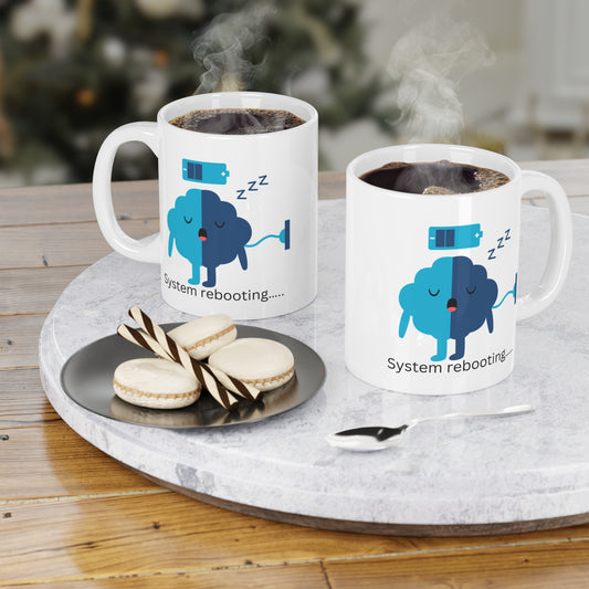 Sleepy Brain System Rebooting Ceramic Mug