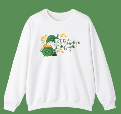 St Patrick's Day "Lucky" Gnome Sweatshirt