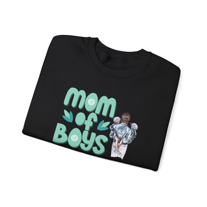Mom of Boys: "Double the Love, Double the Trouble" Crewneck Sweatshirt - Cute Gift for Moms, Mother's Day gift , Birthday Gift Ideas