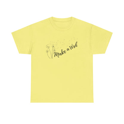 Make a Wish T-shirt, dandelion seeds tee