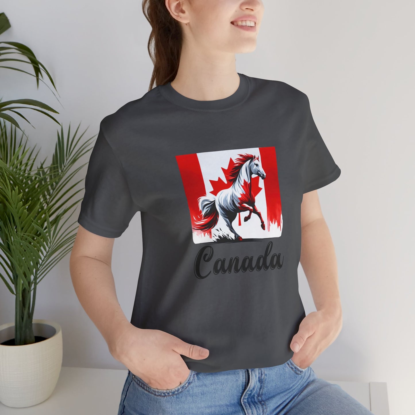 Galloping Proud: Canadian Horse Unisex Tee