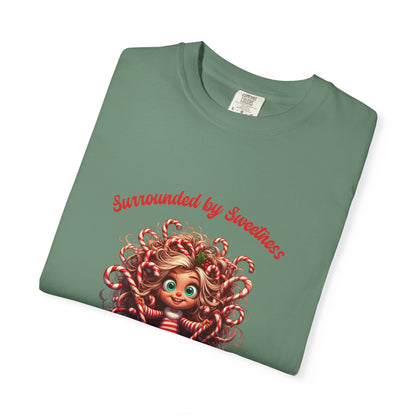 Sweet but Stressed Tee – Candy Cane Chaos in Style!