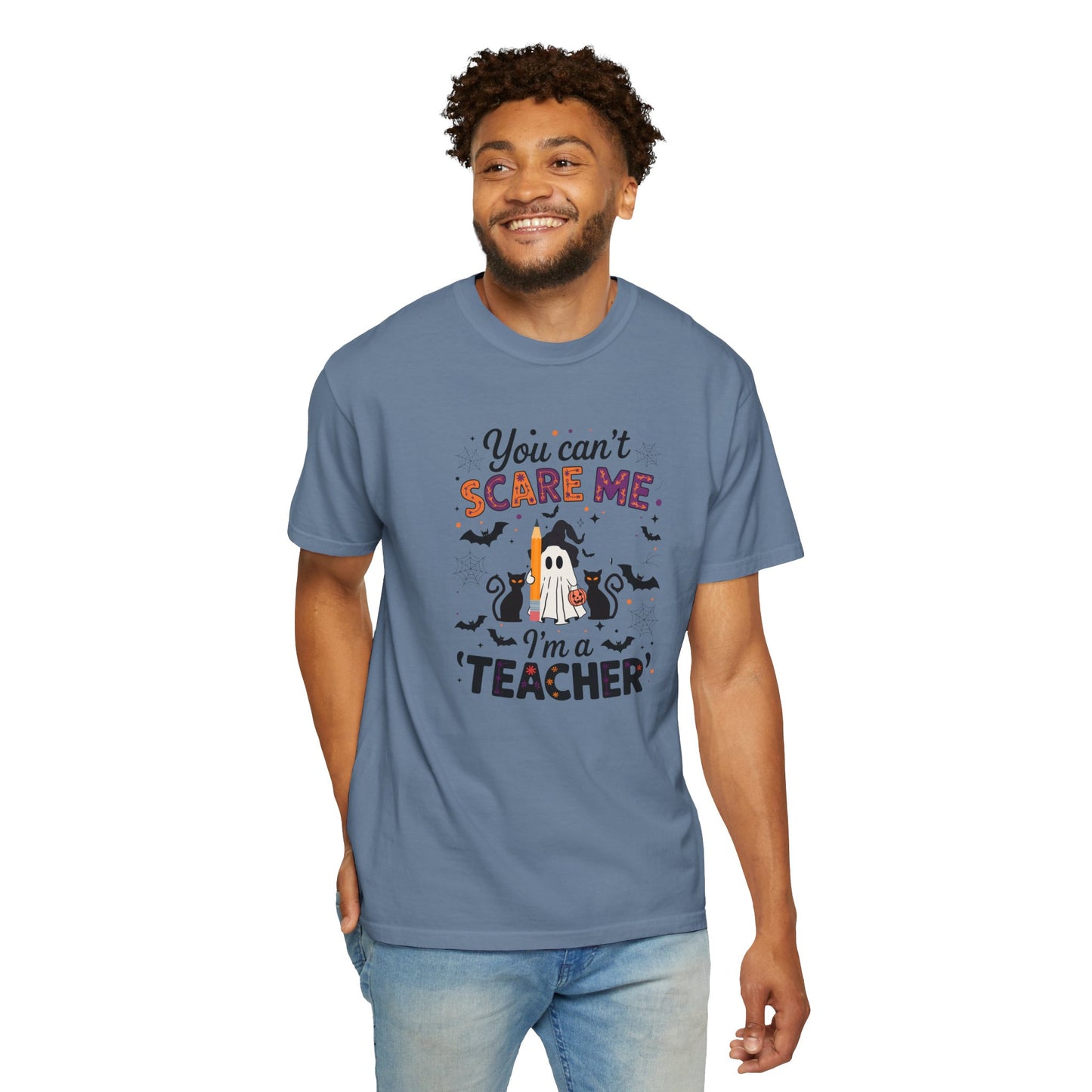 Spooky Teacher T-Shirt - Perfect for Halloween, Teacher Gifts, Classroom Party, Unisex Apparel, Fun Teaching Gear, Ghostly Humor